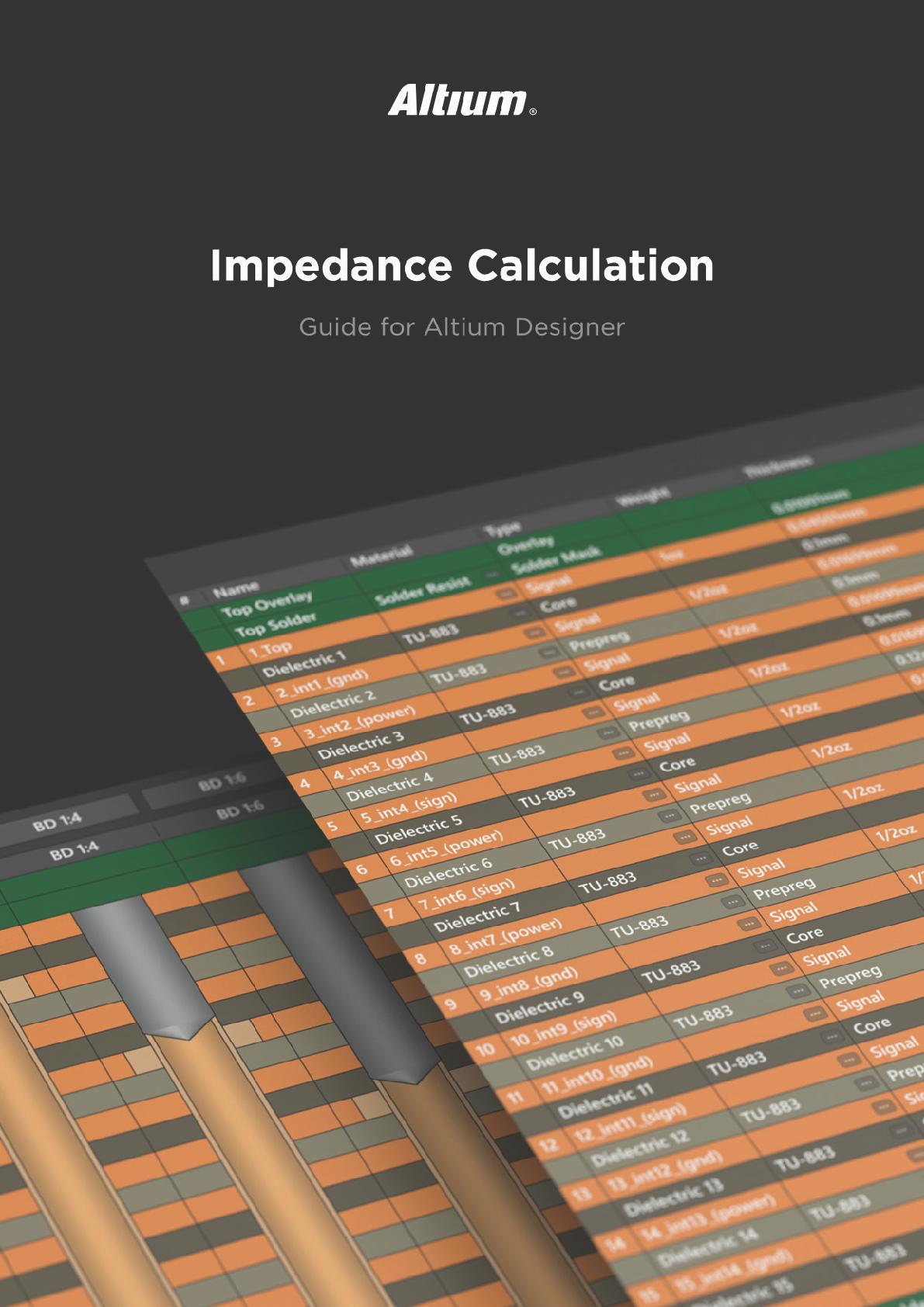Impedance Calculation Guide For Altium Designer Whitepaper